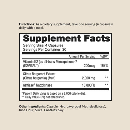 CleanForm Nutrition Pure Blood – Advanced Circulatory Support, Clinically Dosed, 120 Capsules