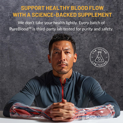 CleanForm Nutrition Pure Blood – Advanced Circulatory Support, Clinically Dosed, 120 Capsules