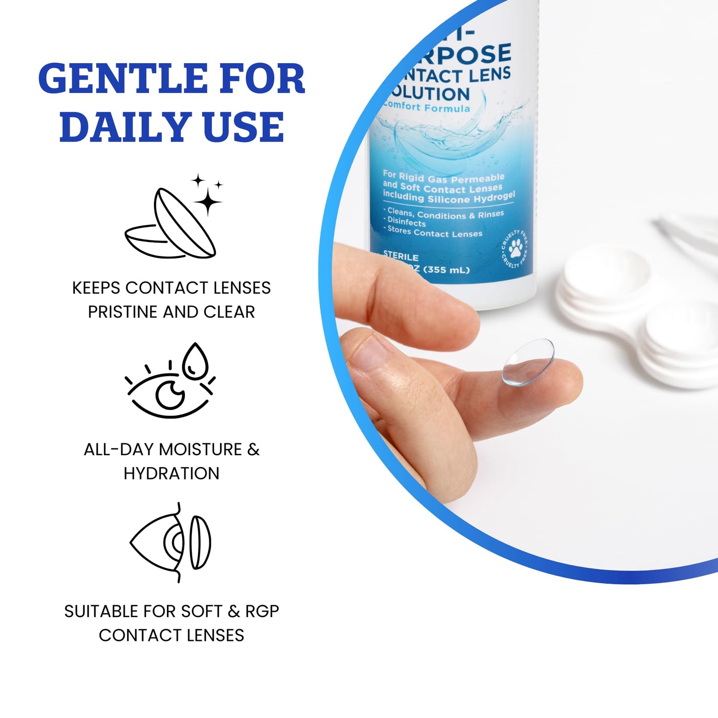 Clear Conscience Multi-Purpose Contact Lens Solution, 12 oz