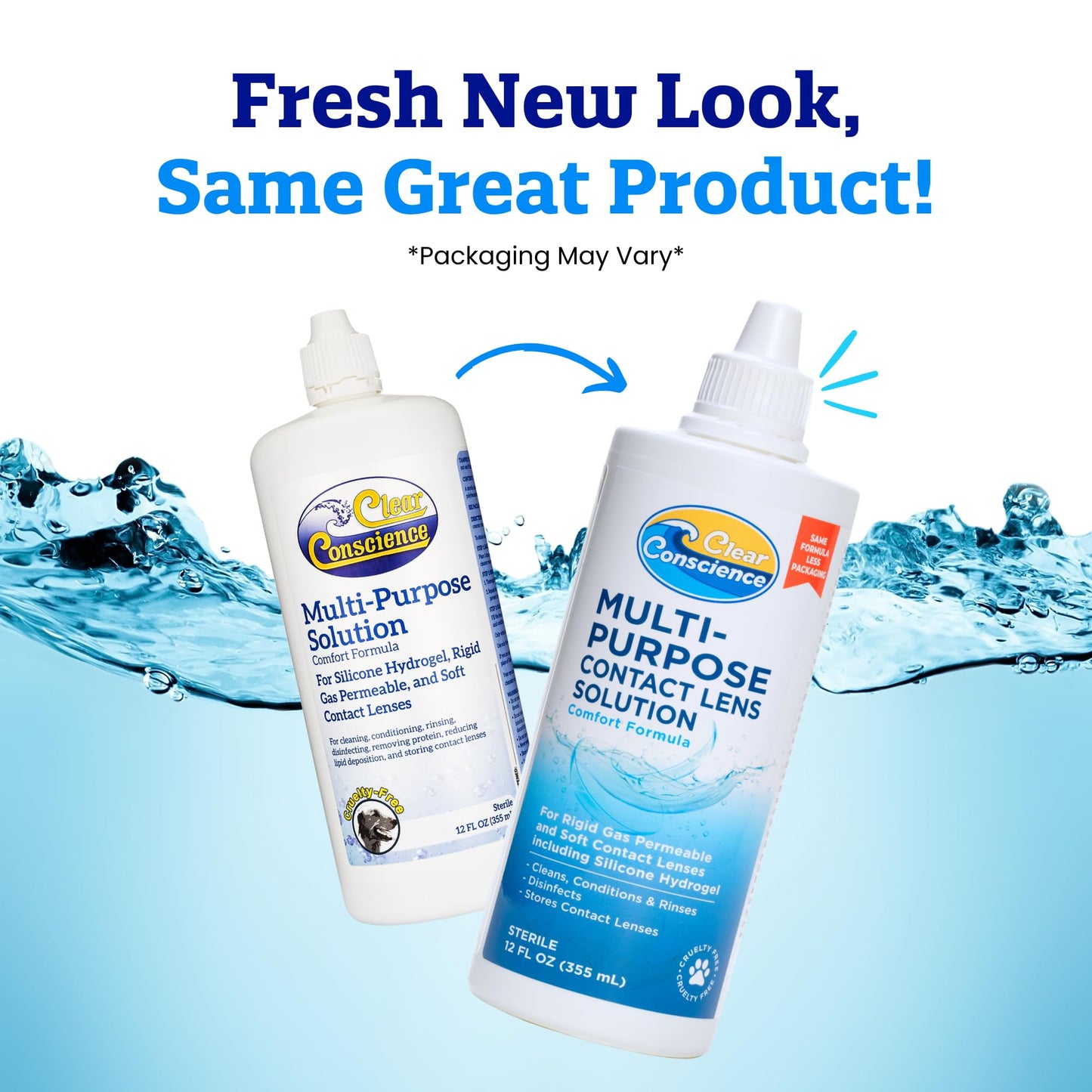 Clear Conscience Multi-Purpose Contact Lens Solution, 12 oz