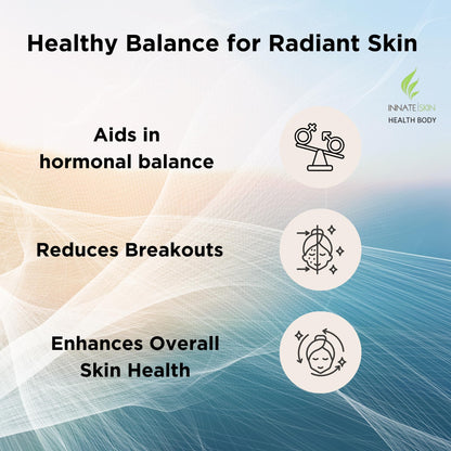 Clear Skin Acne Vitamins Capsules | Complexion Supplements 60 Count