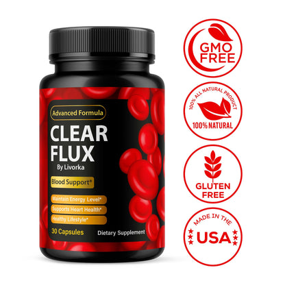 (2 Pack) Clear Flux – Clear Flux Supplement, 60 Capsules for 2 Months