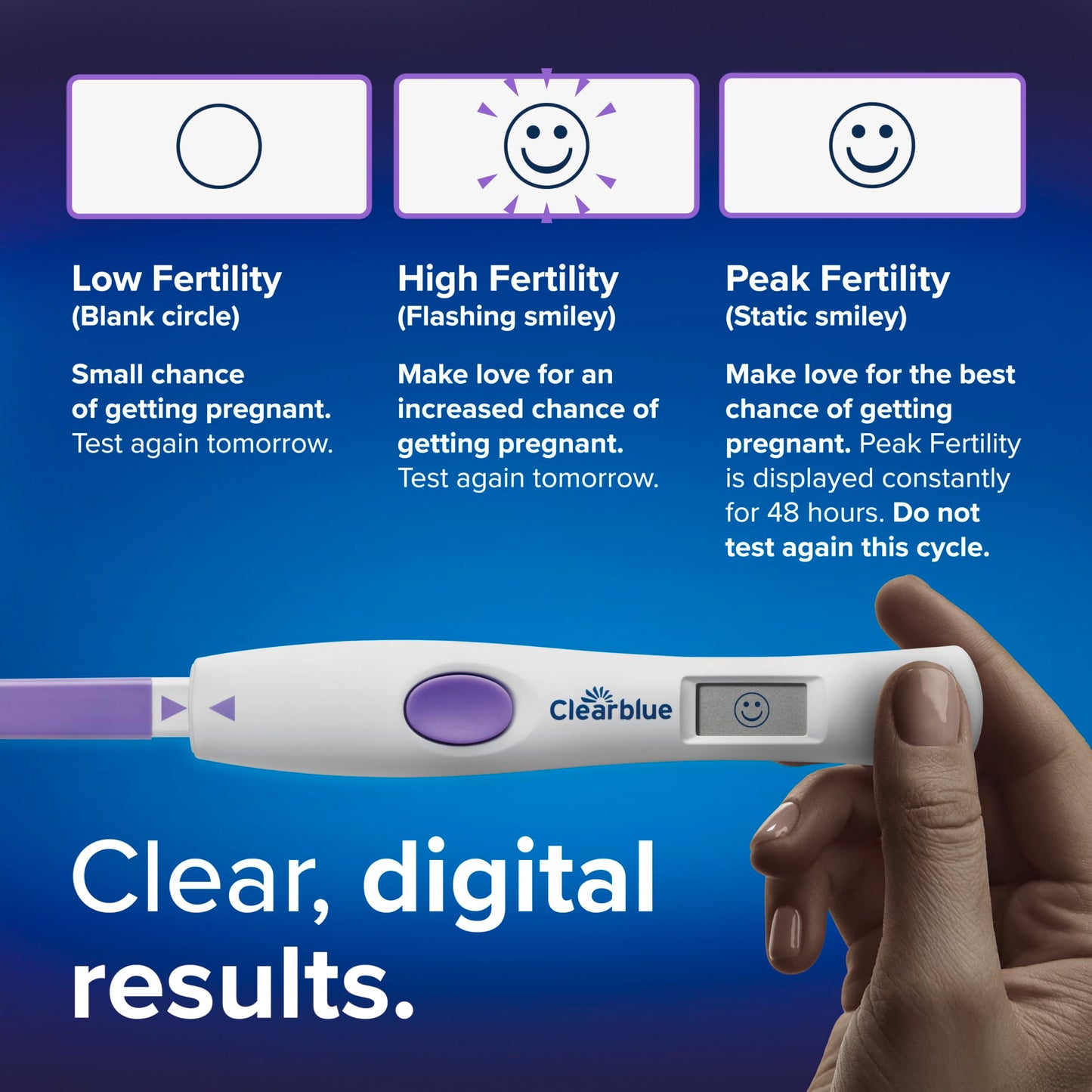 Clearblue Advanced Digital Ovulation Test Kit, 16 Count - High Accuracy Ovulation Tests