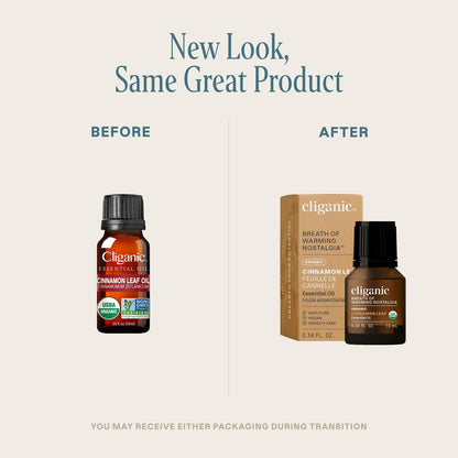 Cliganic Organic Cinnamon Leaf Essential Oil - 100% Pure & Non-GMO