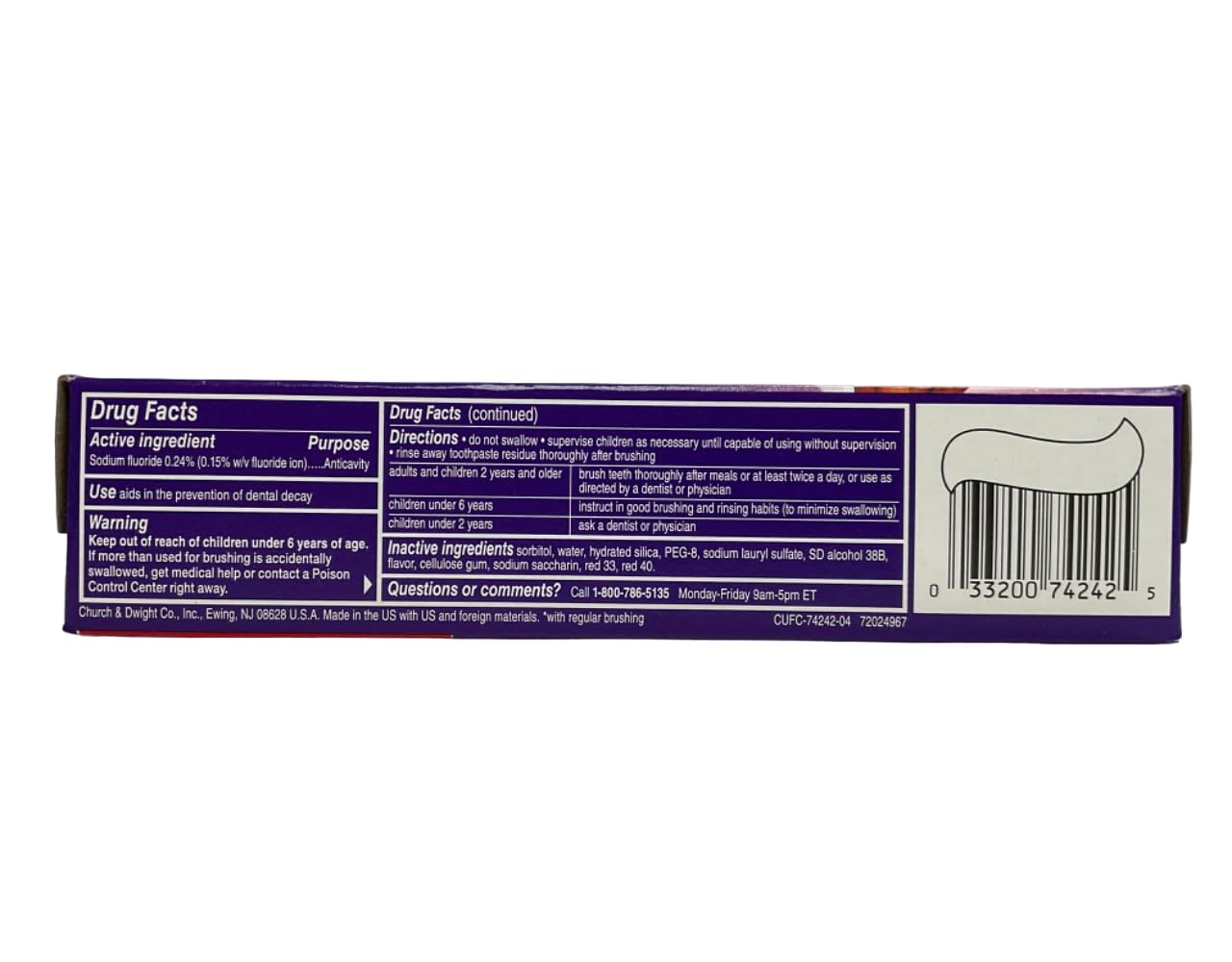 Close-Up Fluoride Toothpaste - Freshening Red Gel 4 oz | Anti-Cavity