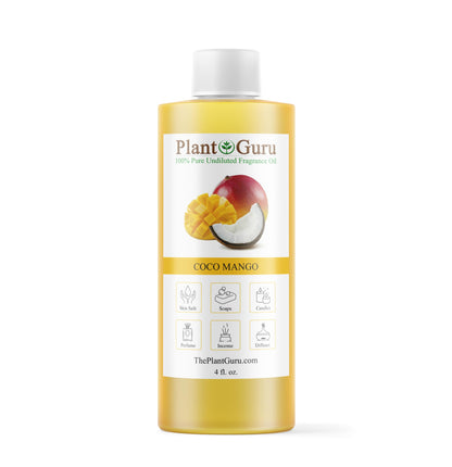 Coco Mango Fragrance Oil 4 fl oz – DIY Soap, Candles & Diffusers