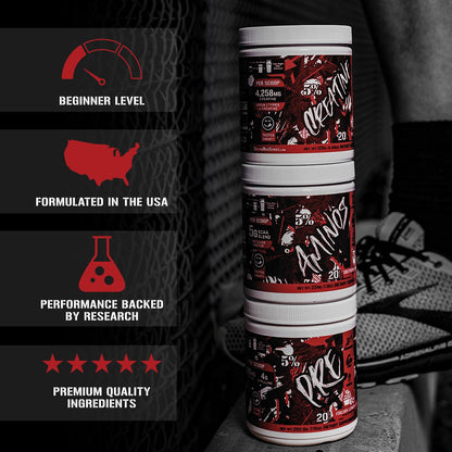 Code Red Aminos BCAA & EAA – Post-Workout Recovery Powder | 5% Nutrition