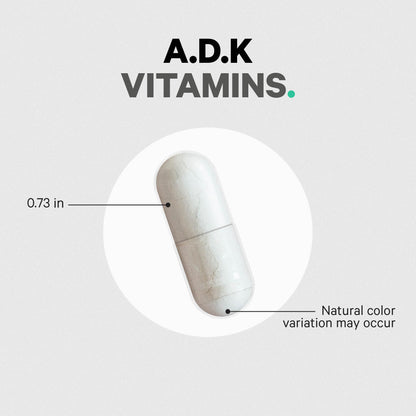 Codeage ADK Vitamins Supplement – A, D3 5000 IU, K1 & K2 (MK-4 & MK-7) – 2-Pack, 6-Month Supply