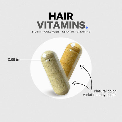 Codeage Hair Vitamins 10000 mcg Biotin – Hair Nutrition with Collagen, Keratin & Probiotics | 120 Capsules