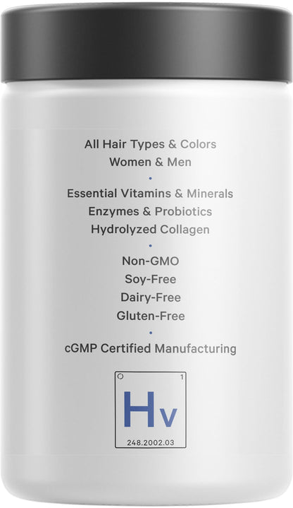 Codeage Hair Vitamins 10000 mcg Biotin – Hair Nutrition with Collagen, Keratin & Probiotics | 120 Capsules