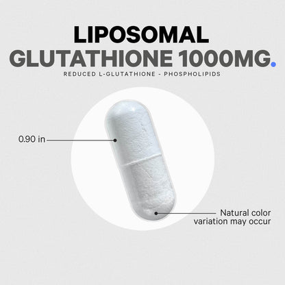Codeage Liposomal Glutathione 1000 mg – High-Potency Reduced L-Glutathione, Liposomal Delivery, 60 Capsules
