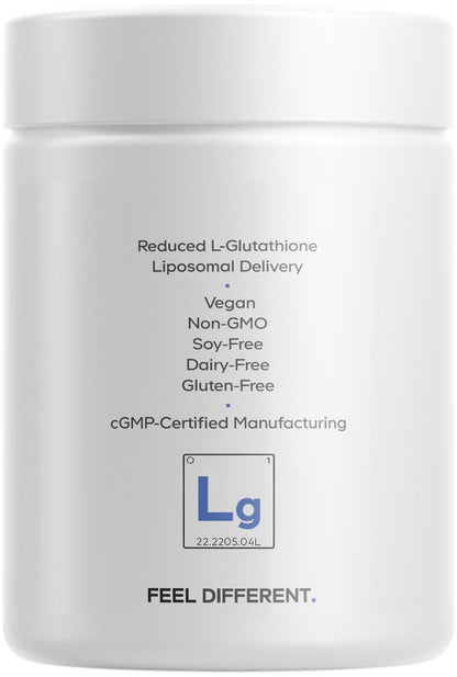 Codeage Liposomal Glutathione 1000 mg – High-Potency Reduced L-Glutathione, Liposomal Delivery, 60 Capsules