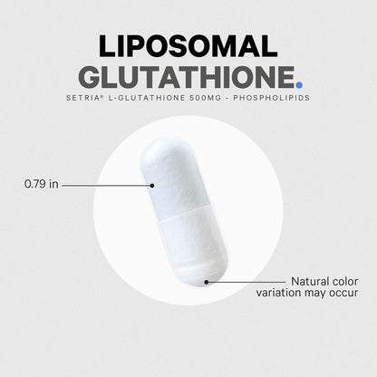 Codeage Liposomal Glutathione Supplement – 500 mg Setria L-Glutathione, Liposomal Delivery, Vegan, Non-GMO
