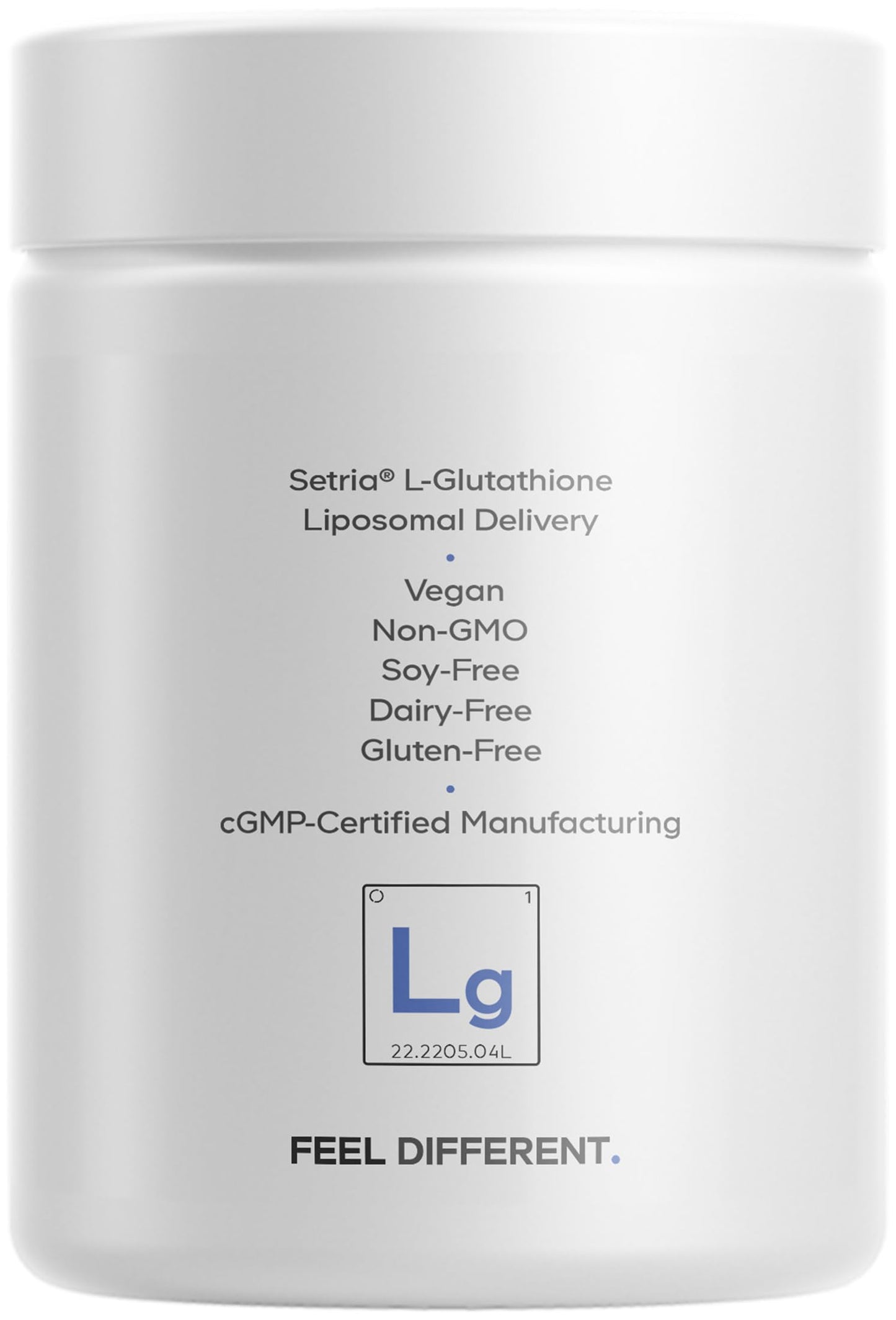 Codeage Liposomal Glutathione Supplement – 500 mg Setria L-Glutathione, Liposomal Delivery, Vegan, Non-GMO