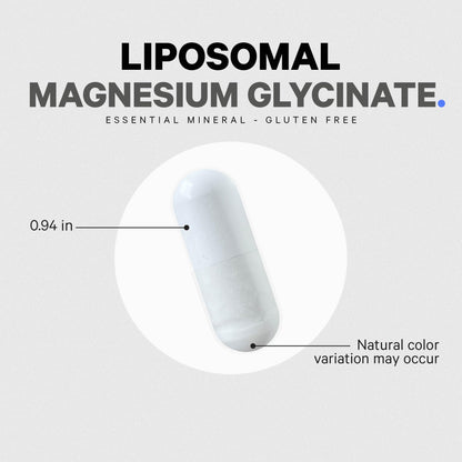 Codeage Liposomal Magnesium Glycinate Supplement – 2-Month Supply, 240 Count, BioPerine, Non-GMO Vegan