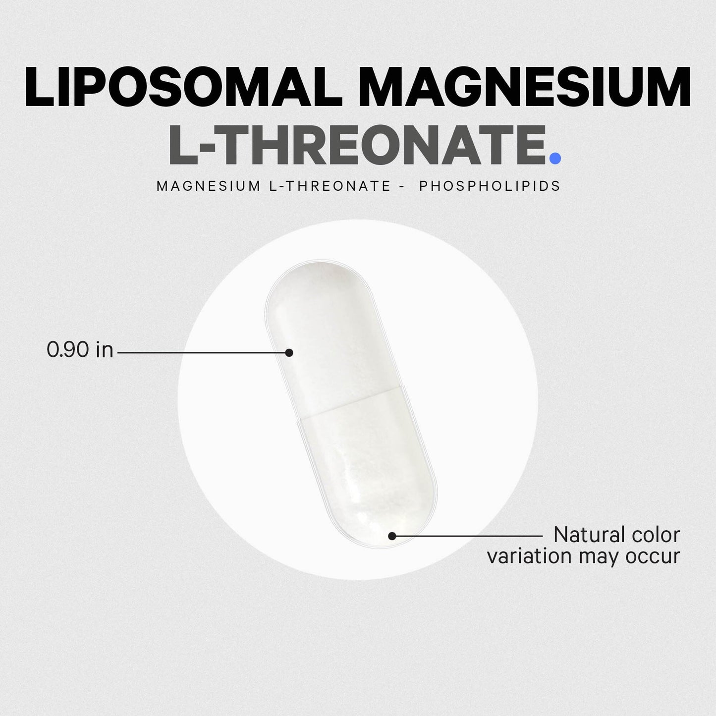Codeage Liposomal Magnesium L-Threonate – Magtein for Brain Health & Memory Support, 90 Capsules