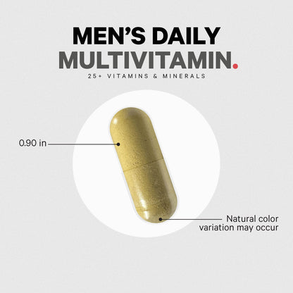 Codeage Men’s Daily Multivitamin – 25+ Vitamins & Minerals, Organic Whole Foods, Probiotics, Omega-3, Zinc | 2 Pack
