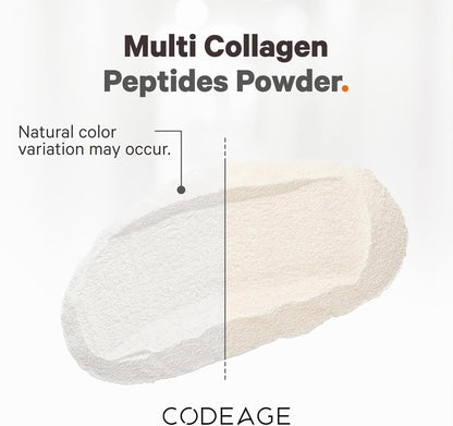 Codeage Multi Collagen Protein Powder – Unflavored, Grass-Fed & Hydrolyzed, 63 Servings, 2-Month Supply, Types I–X
