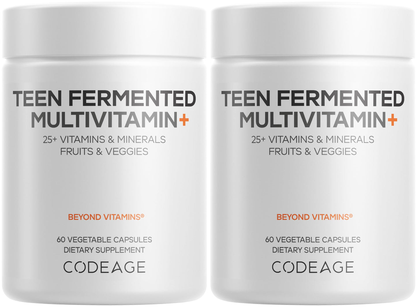 Codeage Teen Multivitamin - Daily Teen Vitamins with Omega-3 (2 Pack)