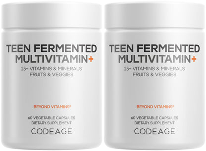 Codeage Teen Multivitamin - Daily Teen Vitamins with Omega-3 (2 Pack)