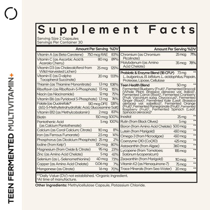 Codeage Teen Multivitamin - Daily Teen Vitamins with Omega-3 (2 Pack)