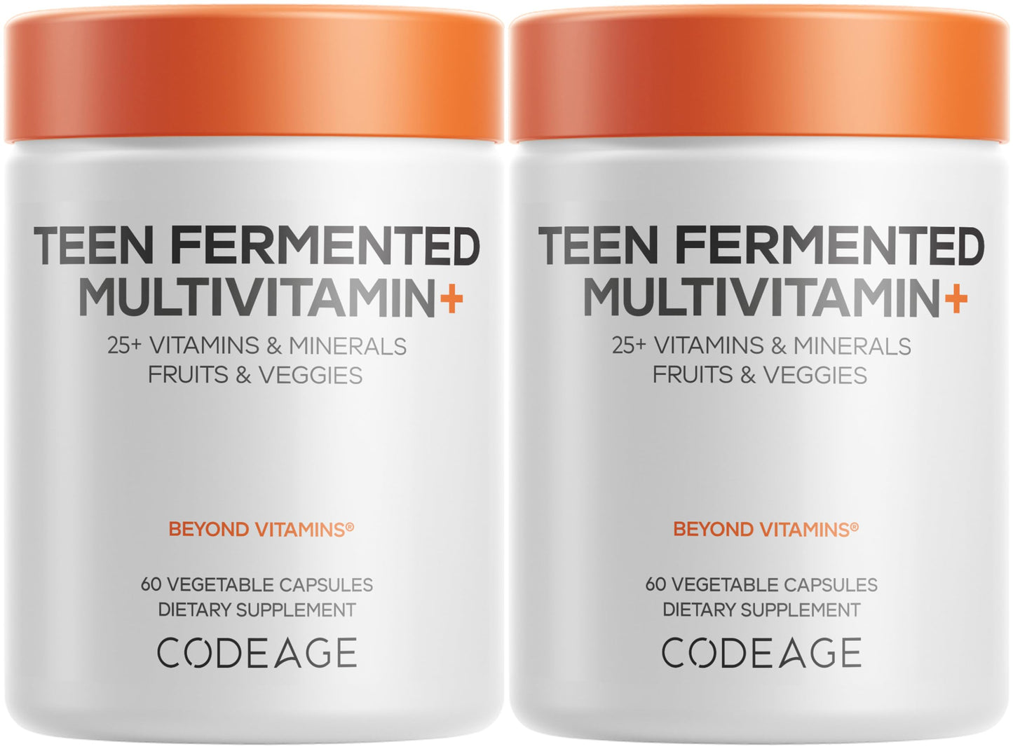 Codeage Teen Multivitamin - Daily Teen Vitamins with Omega-3 (2 Pack)