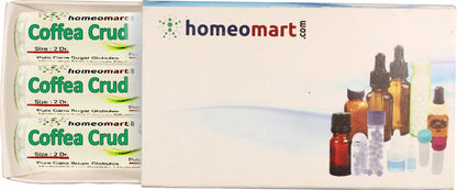 Coffea Cruda Homeopathy Pellets 30C Potency – Pack of 3 | HomeoMart