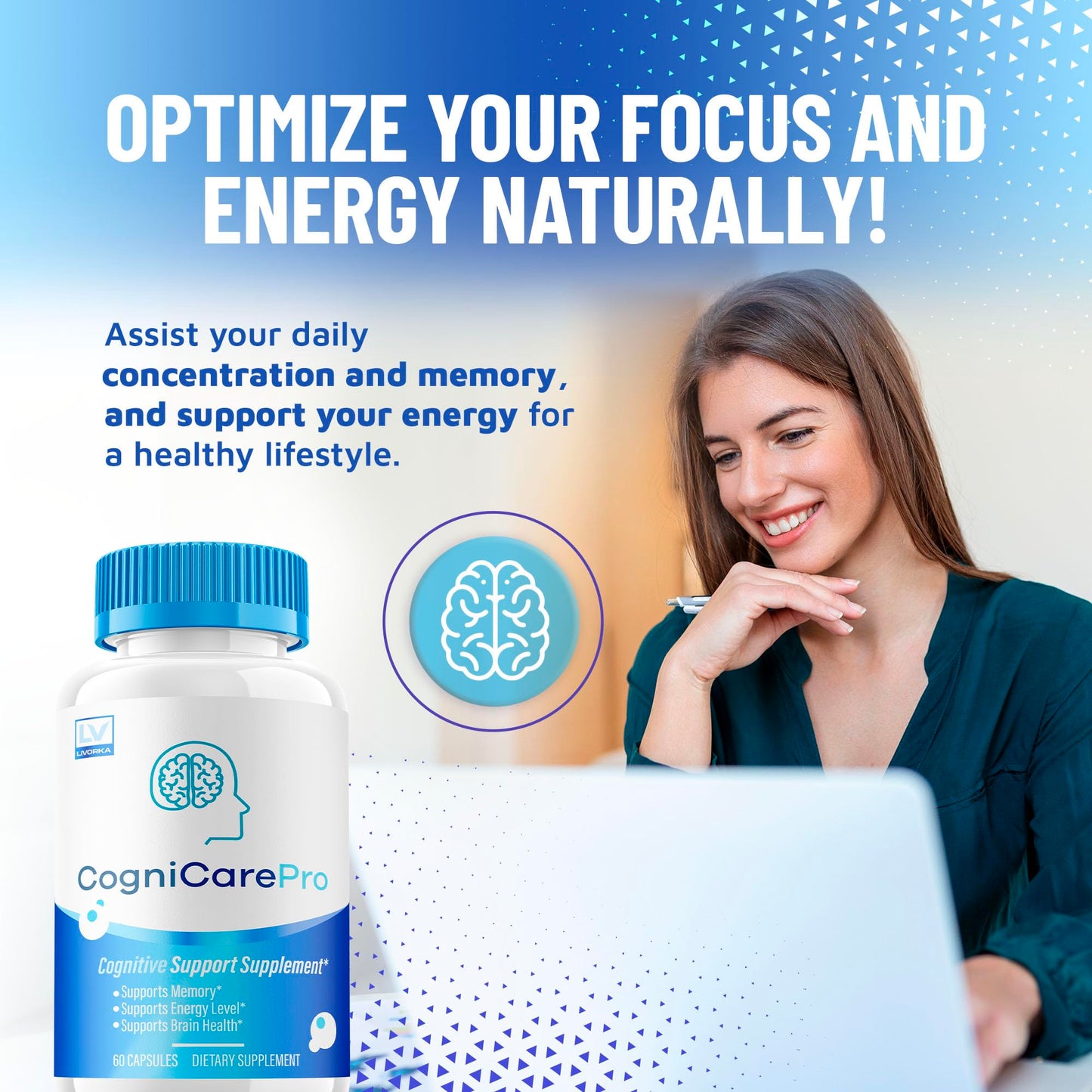 (3 Pack) Cognicare Pro Capsules – 180 Count for 3 Months