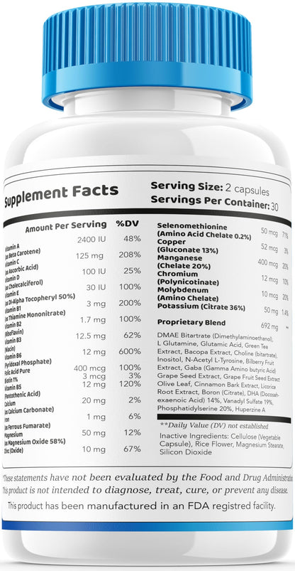 (3 Pack) Cognicare Pro Capsules – 180 Count for 3 Months
