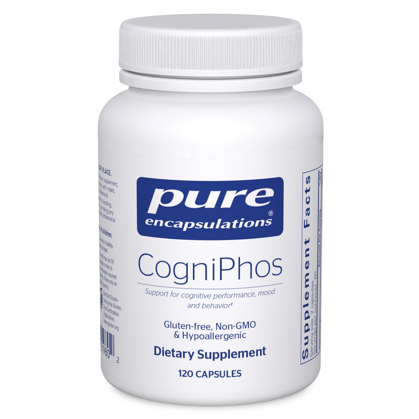 Pure Encapsulations CogniPhos | Neuronal Support for Cognitive Performance & Behavior | 120 Capsules