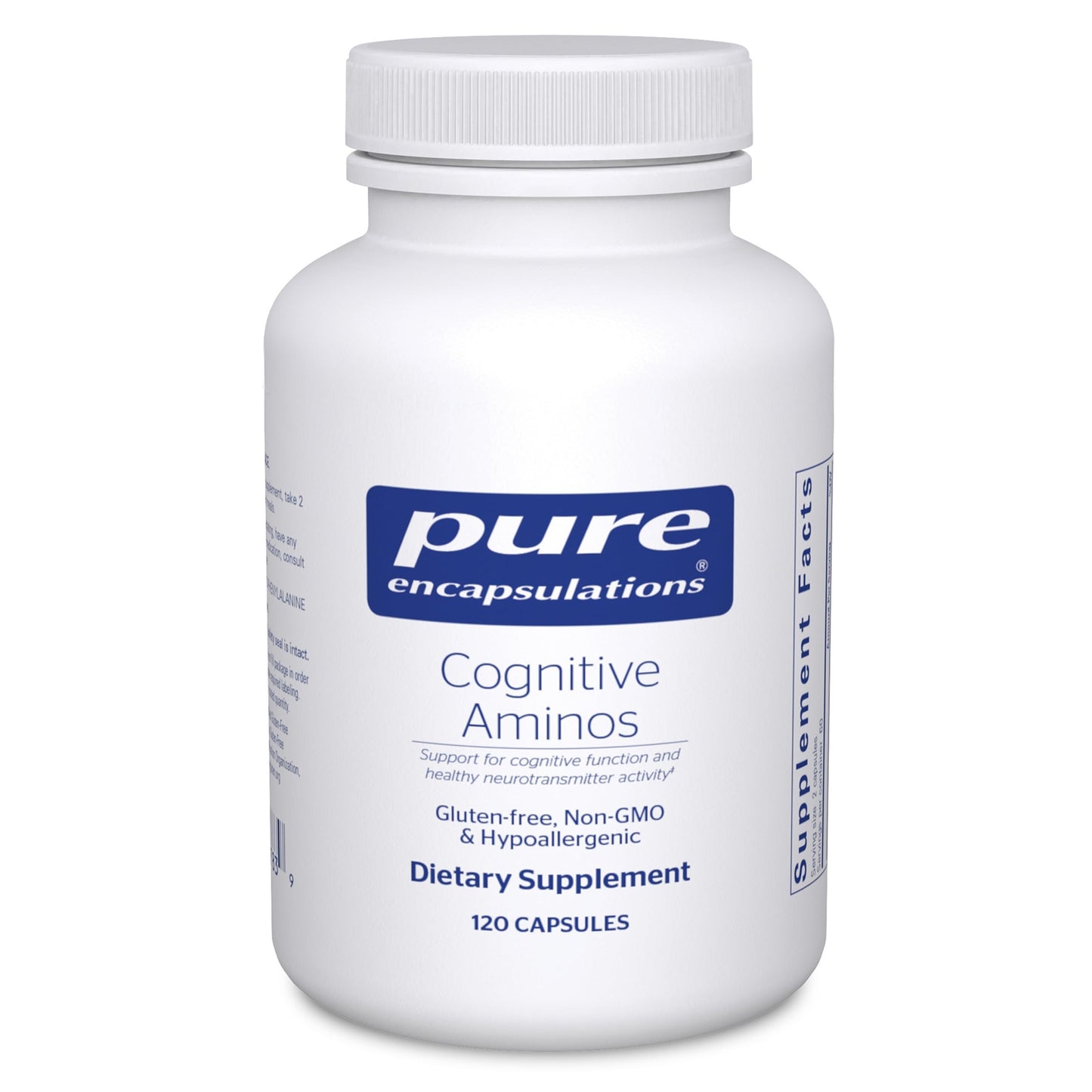 Pure Encapsulations Cognitive Aminos | Hypoallergenic Cognitive Support | 120 Capsules