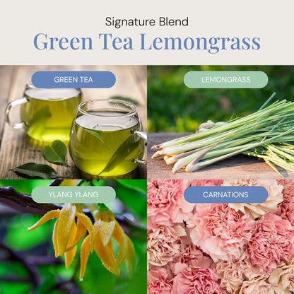 Green Tea & Lemongrass Aroma Oil | Essential Oils Blend for Diffusers | 100 mL