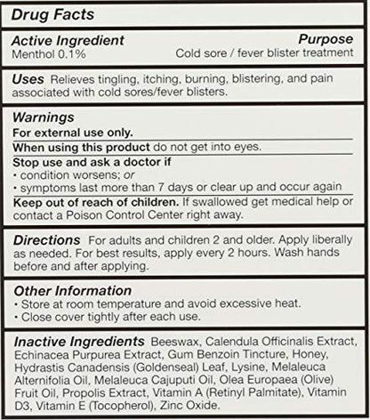 Quantum Health Lysine Cream 0.25 oz | Cold Sore Relief with L-Lysine & Vitamins