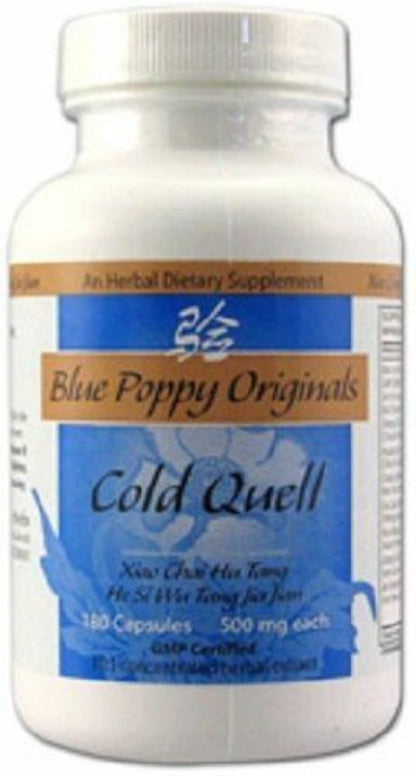 ColdQuell 180 Capsules, 500mg Each — Blue Poppy Herbal Supplement