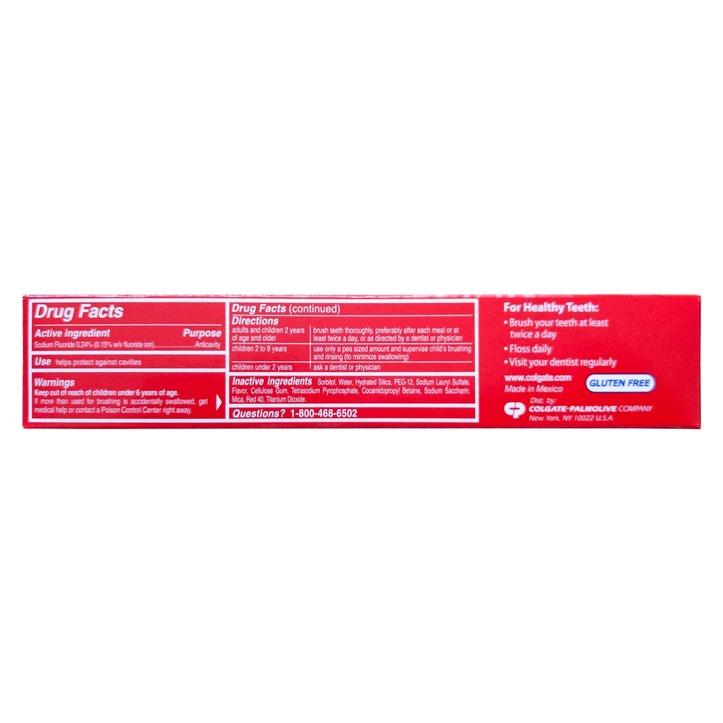 Colgate Cinnamint Fluoride Toothpaste – Cinnamon Mint, Deep Clean, Whitening, 5-Pack