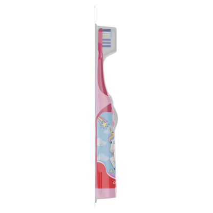 Colgate Kids Unicorn Battery Toothbrush – 3+ | Flat-Laying Handle