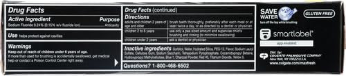 Colgate Max Fresh Toothpaste + Charcoal Mint – 6 oz, 2-Pack