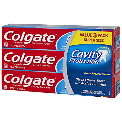 Colgate-Palmolive CDC SPR 8.0Z 3 Count – Cavity Protection Toothpaste