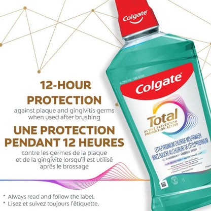 Colgate Total Advanced Pro-Shield Mouthwash – Spearmint, 33.8 oz