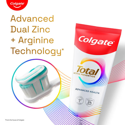 Colgate Total 150g Toothpaste – 12-Hour Protection + Free Premium Soft Toothbrush | Whole Mouth Health