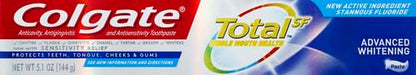 Colgate Total Whitening Toothpaste – Advanced Whitening (5.1 oz)