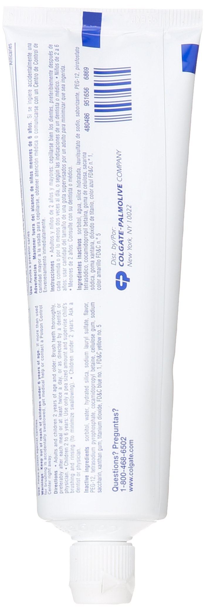 Colgate Triple Action Toothpaste Mint - 4 oz Pack of 6 | Deep Clean