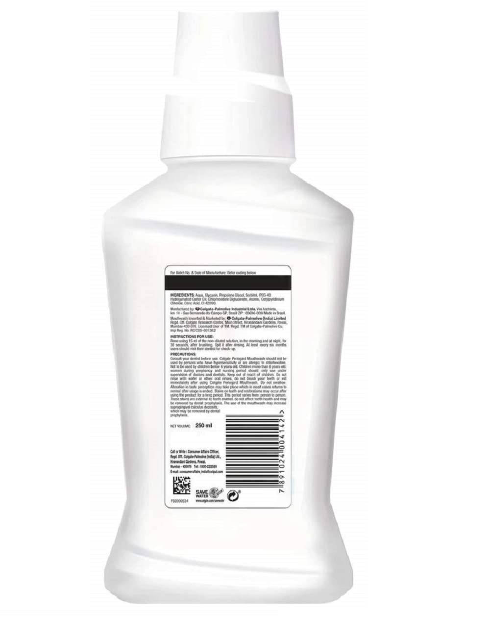 Colgate PerioGard Gum Protection Toothpaste 90g & Mouthwash 250ml – Dual Active Formula for Healthy Gums