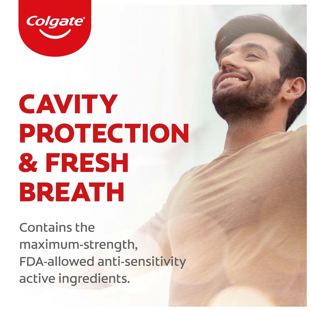 Colgate Sensitive Everyday Protection Toothpaste - 160g (2x80g) for Sensitive Teeth & Healthy Gums