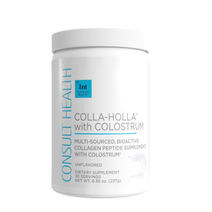 Colla-Holla with Colostrum Vanilla - Multi-Sourced Collagen Powder 8.36 oz