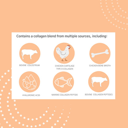Colla-Holla with Colostrum Vanilla - Multi-Sourced Collagen Powder 8.36 oz