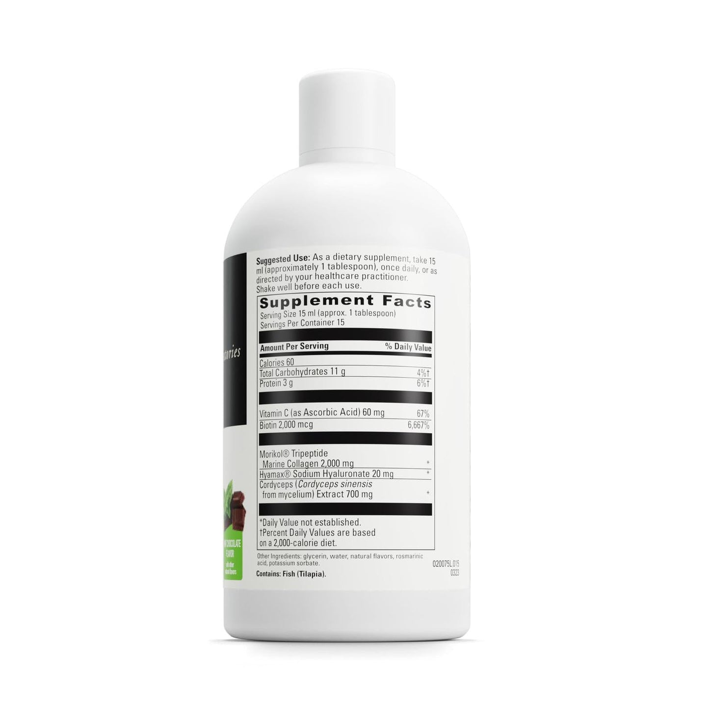 DAVINCI Labs Collagen Flex – Liquid Joint Support, Mint Chocolate (Gluten Free, Soy Free) – 7.6 fl oz