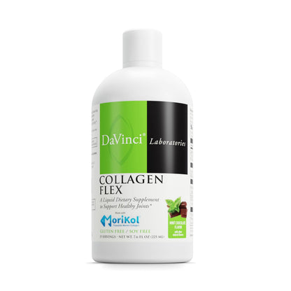 DAVINCI Labs Collagen Flex – Liquid Joint Support, Mint Chocolate (Gluten Free, Soy Free) – 7.6 fl oz