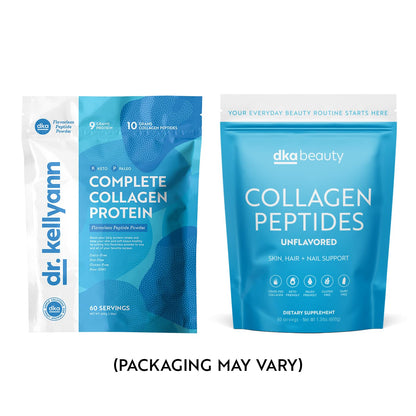 Dr. Kellyann Unflavored Collagen Peptides Powder – 60 Servings, Grass-Fed, Keto & Paleo-Friendly | Non-GMO, Gluten-Free