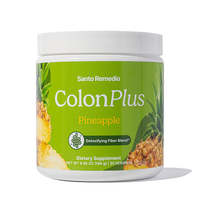 Santo Remedio Colon Plus: Fiber & Probiotics Colon Cleanser, Pineapple